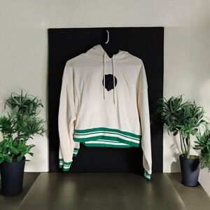 NBA Cream and Green Hoodie